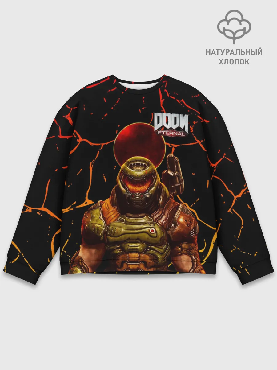 Мужской свитшот базовый / Doom | Eternal