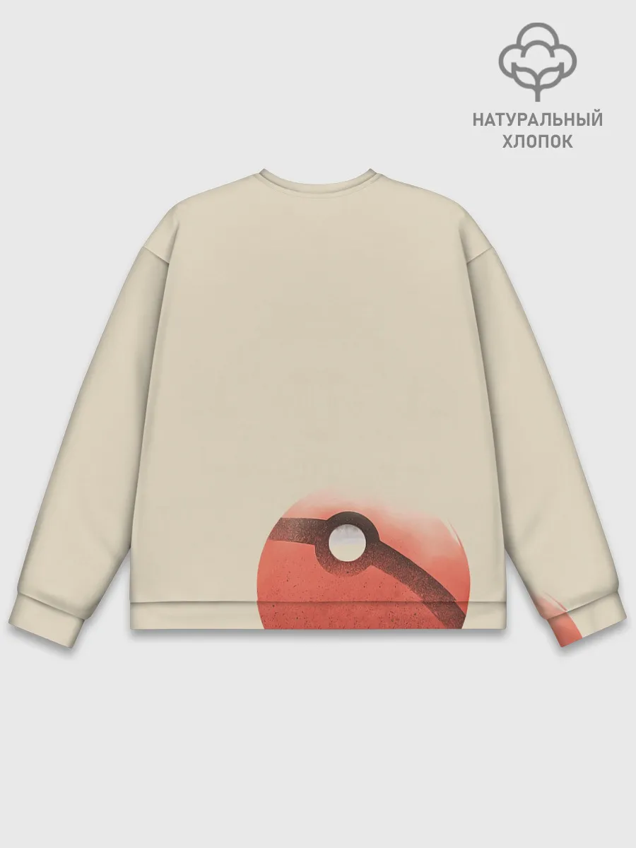 Мужской свитшот базовый / Чаризард и покебол