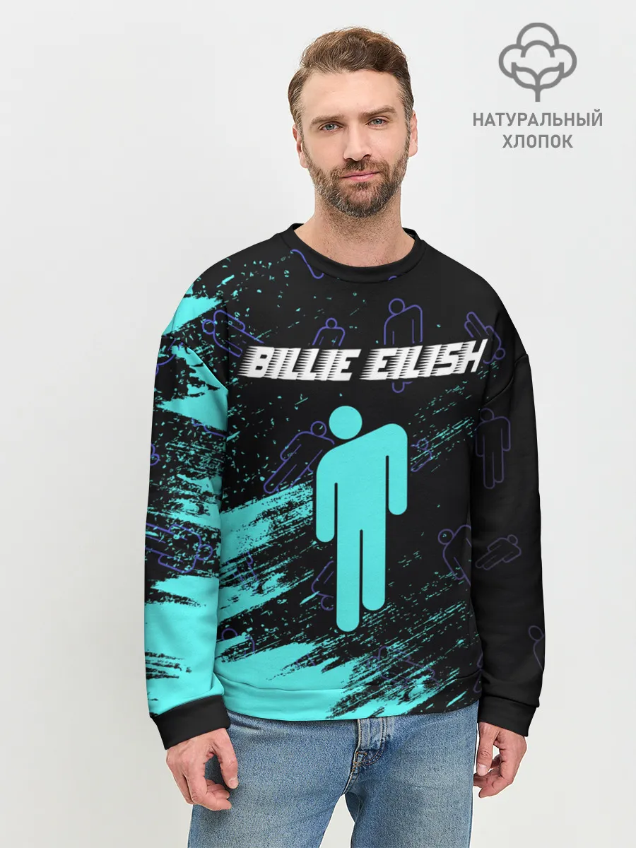 Мужской свитшот базовый / BILLIE EILISH / БИЛЛИ АЙЛИШ