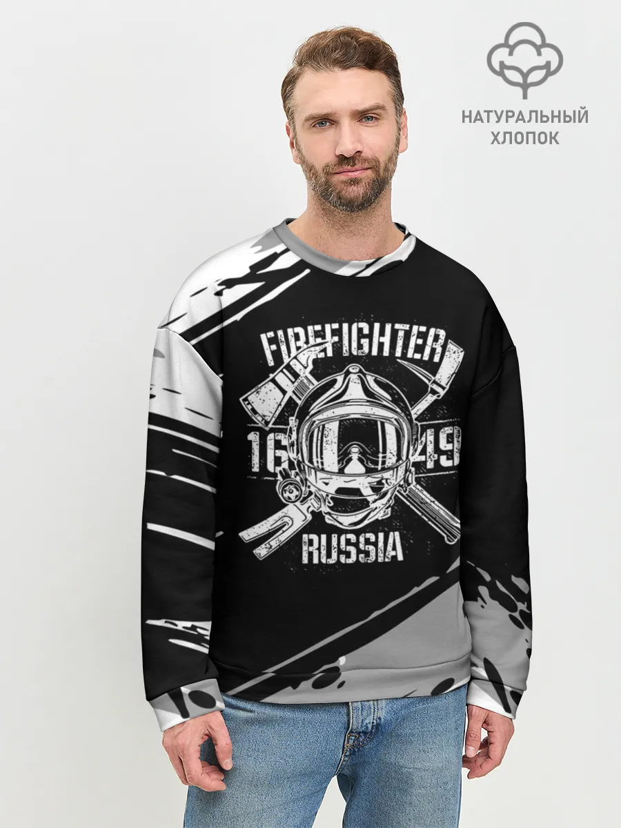 Мужской свитшот базовый / FIREFIGHTER 1649 RUSSIA