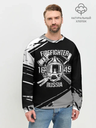 Мужской свитшот базовый / FIREFIGHTER 1649 RUSSIA