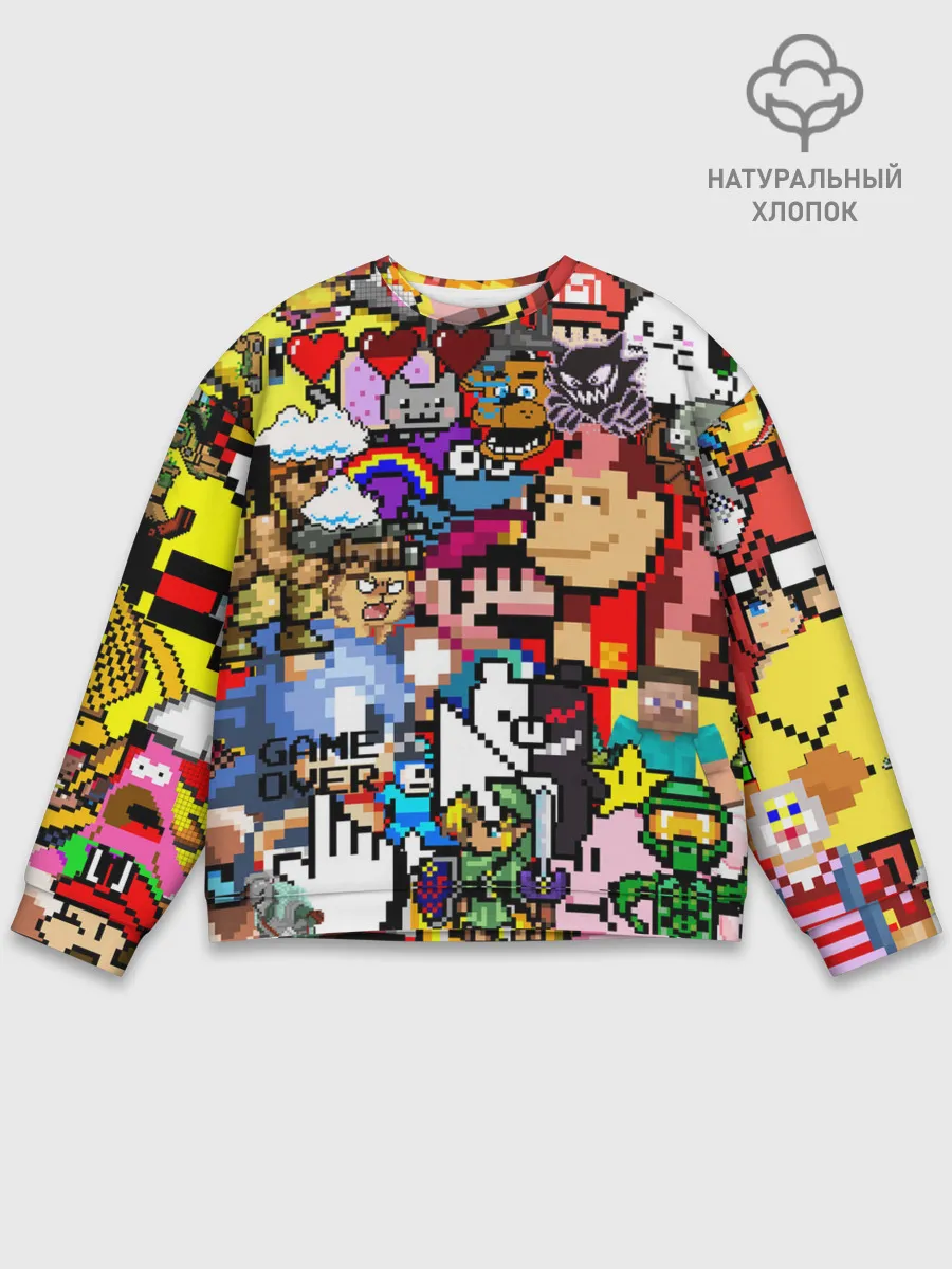 Мужской свитшот базовый / Pixel