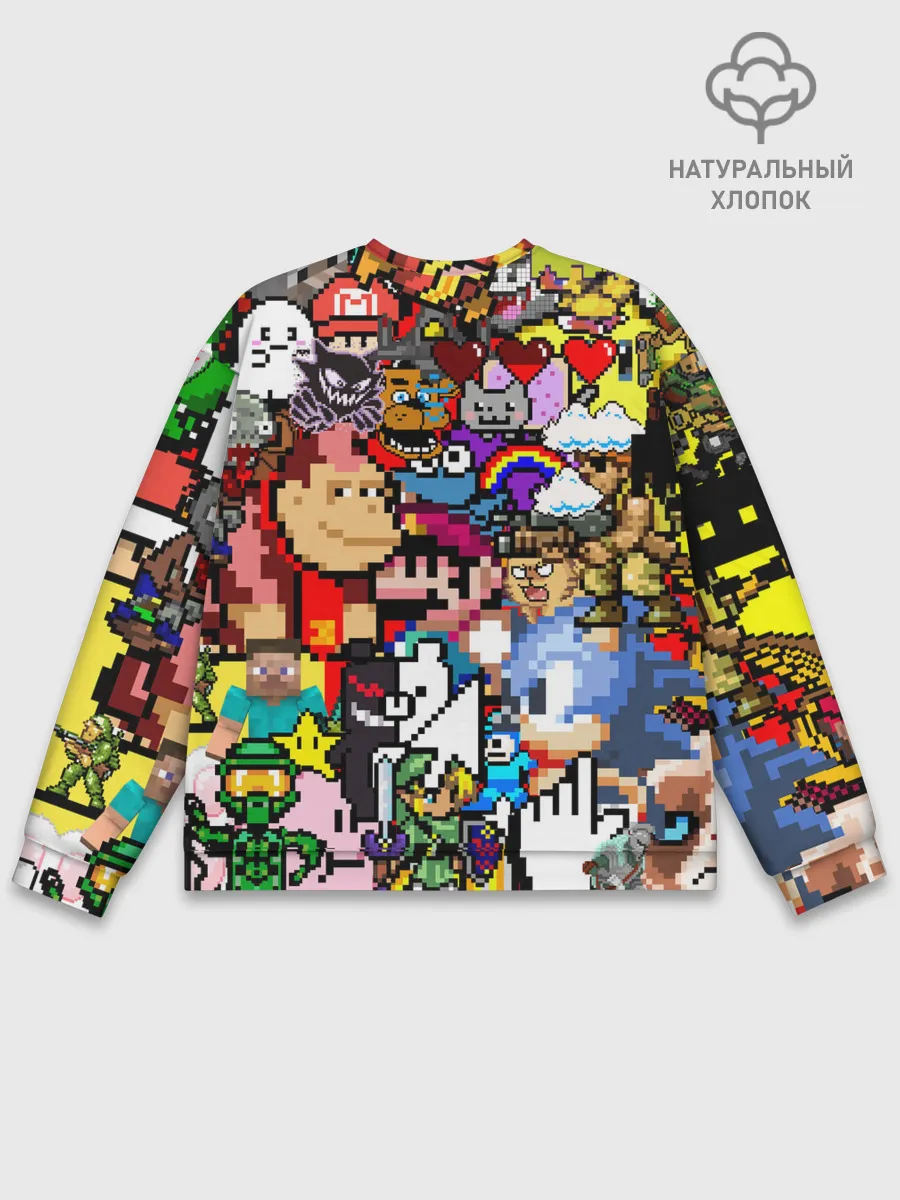 Мужской свитшот базовый / Pixel