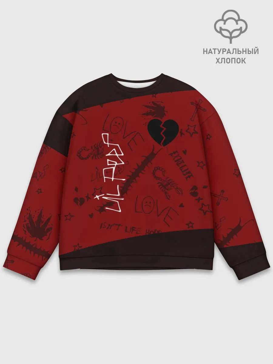 Мужской свитшот базовый / LIL PEEP / ЛИЛ ПИП