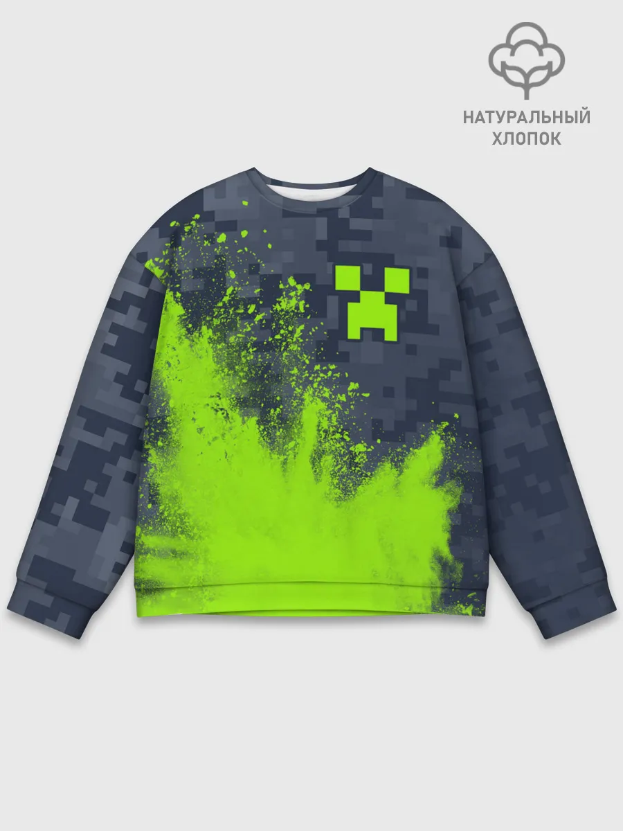 Мужской свитшот базовый / MINECRAFT / МАЙНКРАФТ