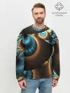 Мужской свитшот базовый / 3D FRACTAL