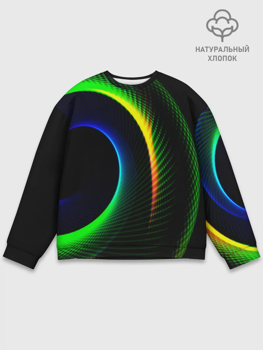 Мужской свитшот базовый / ABSTRACT GEOMETRY