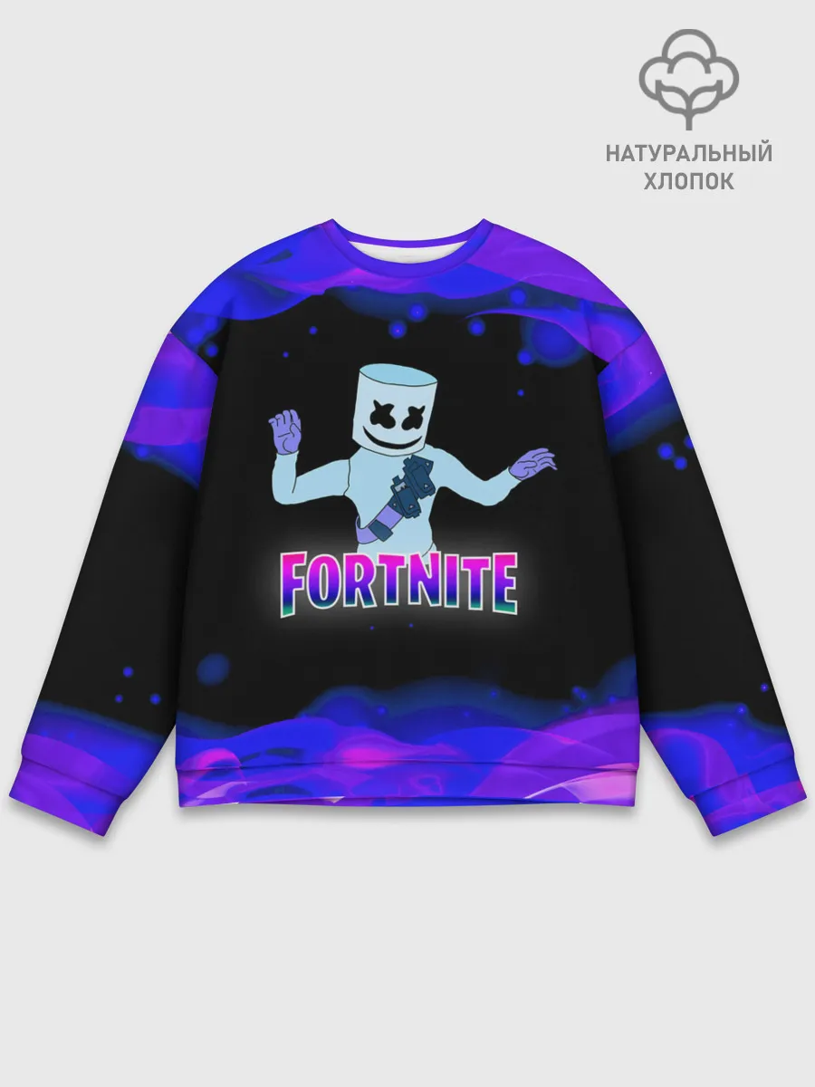 Мужской свитшот базовый / Fortnite Marshmallow