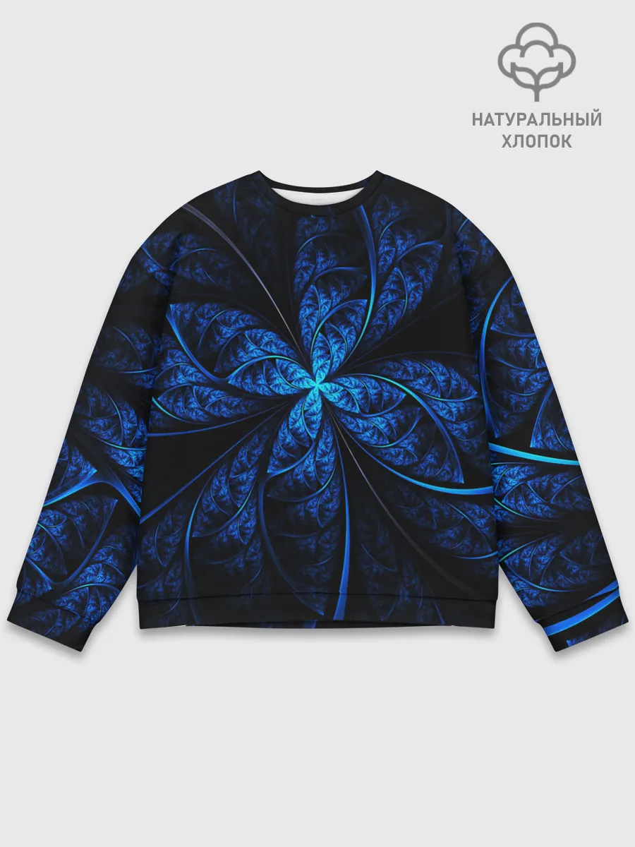 Мужской свитшот базовый / DIGITAL FRACTAL