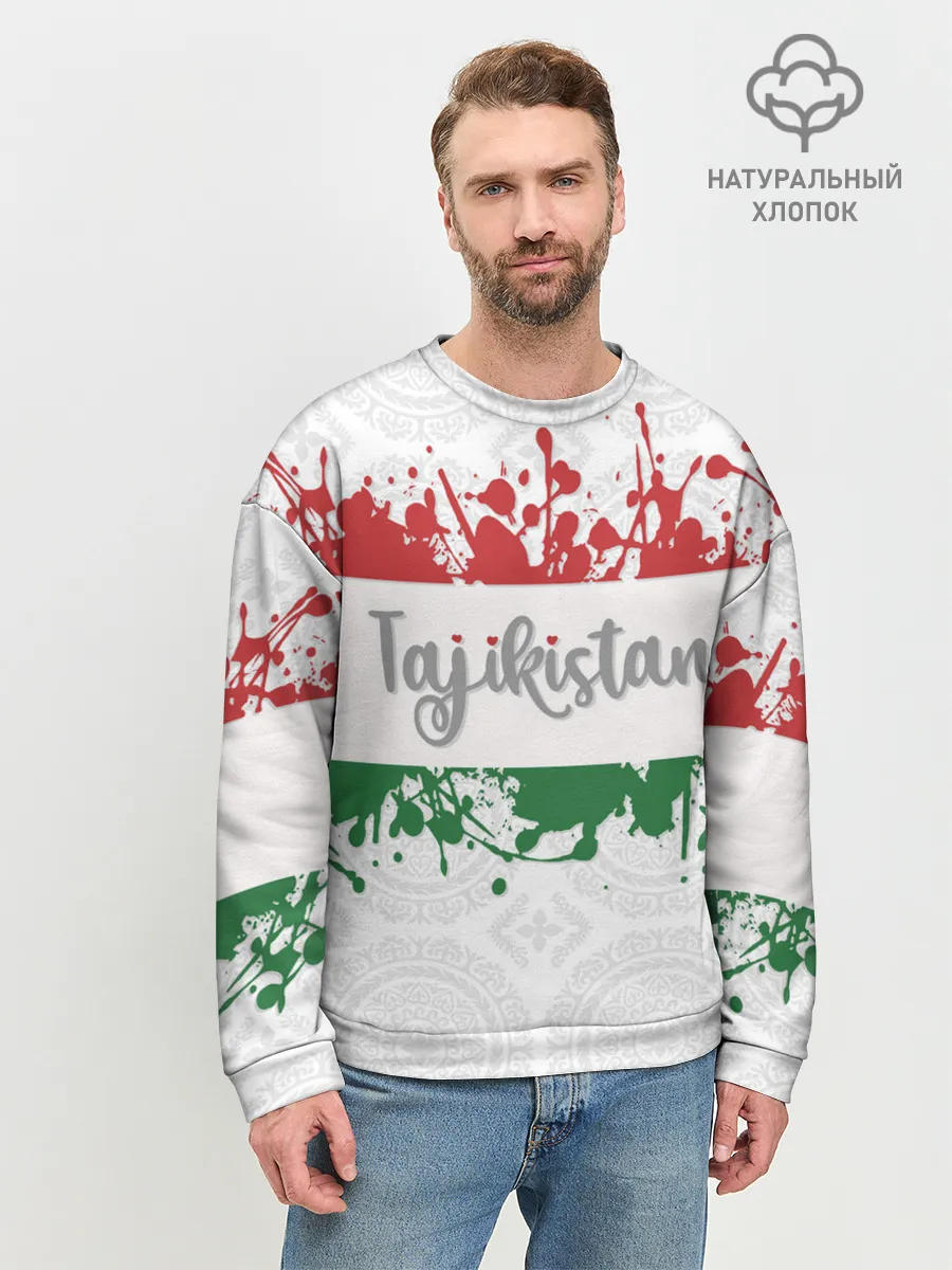Мужской свитшот базовый / Таджикистан