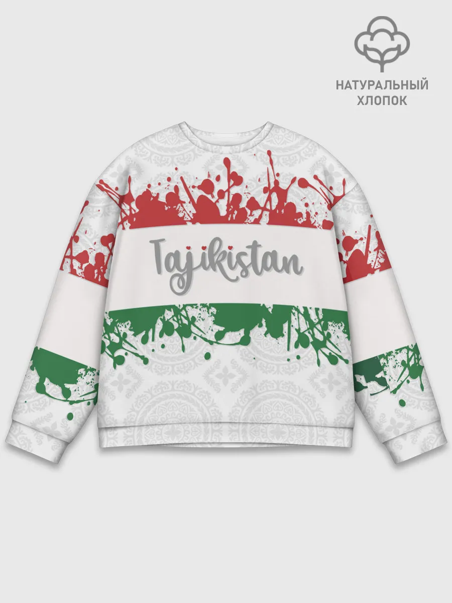 Мужской свитшот базовый / Таджикистан