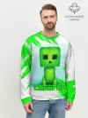 Мужской свитшот базовый / MINECRAFT CREEPER