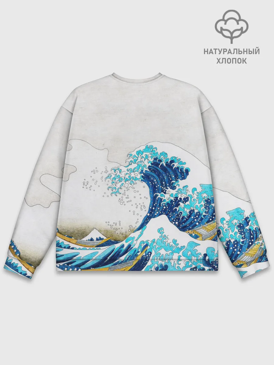 Мужской свитшот базовый / Japanese wave