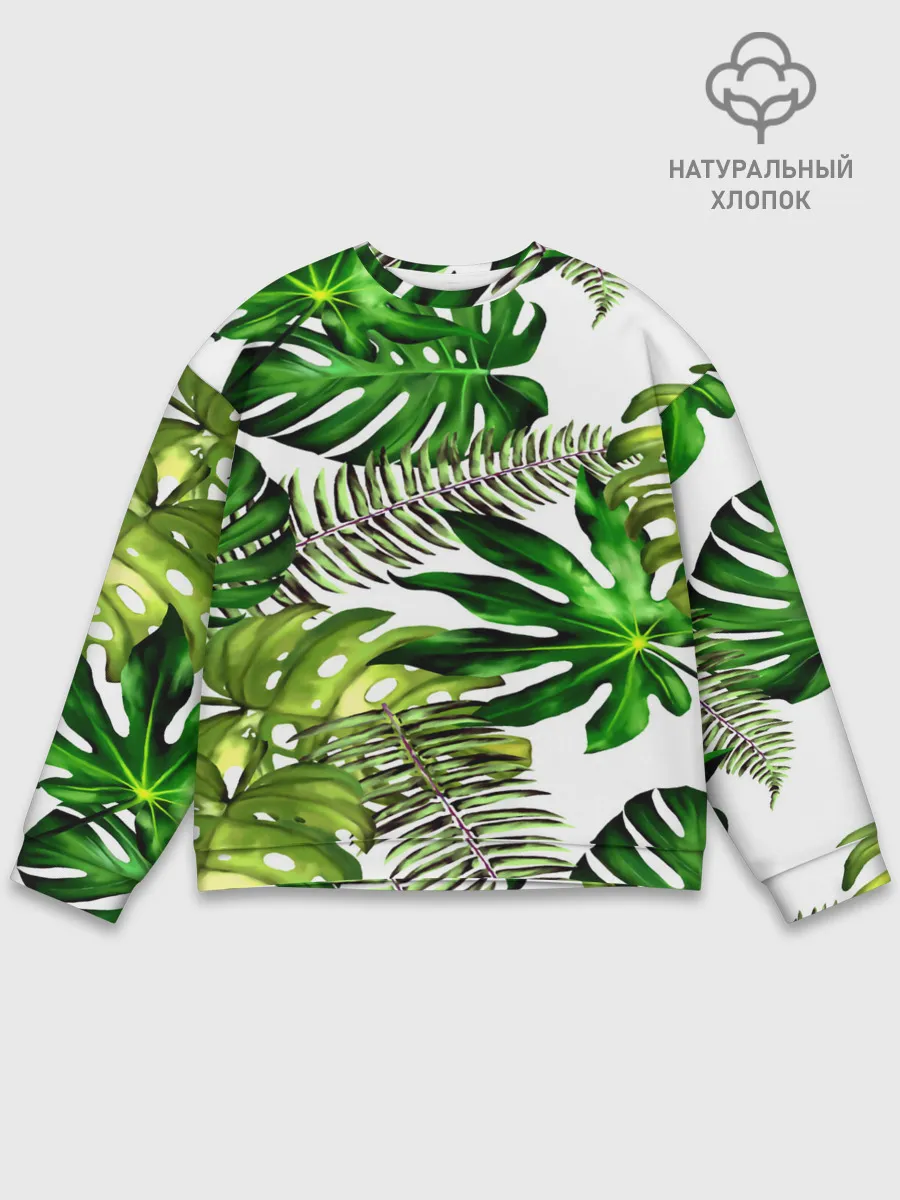 Мужской свитшот базовый / ГАВАЙСКИЕ ЛИСТЬЯ