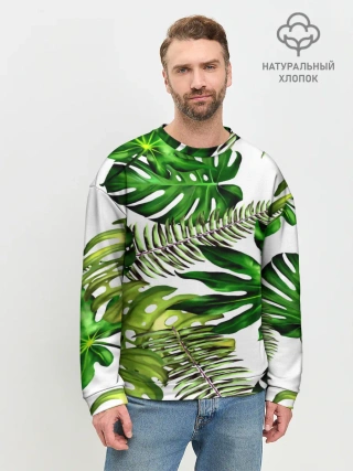 Мужской свитшот базовый / ГАВАЙСКИЕ ЛИСТЬЯ