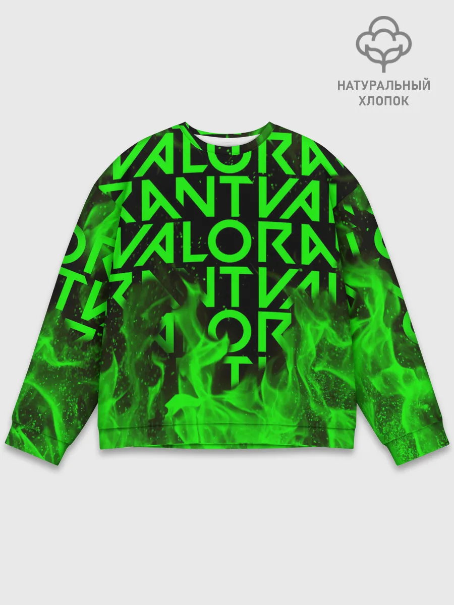 Мужской свитшот базовый / VALORANT | ВАЛОРАНТ