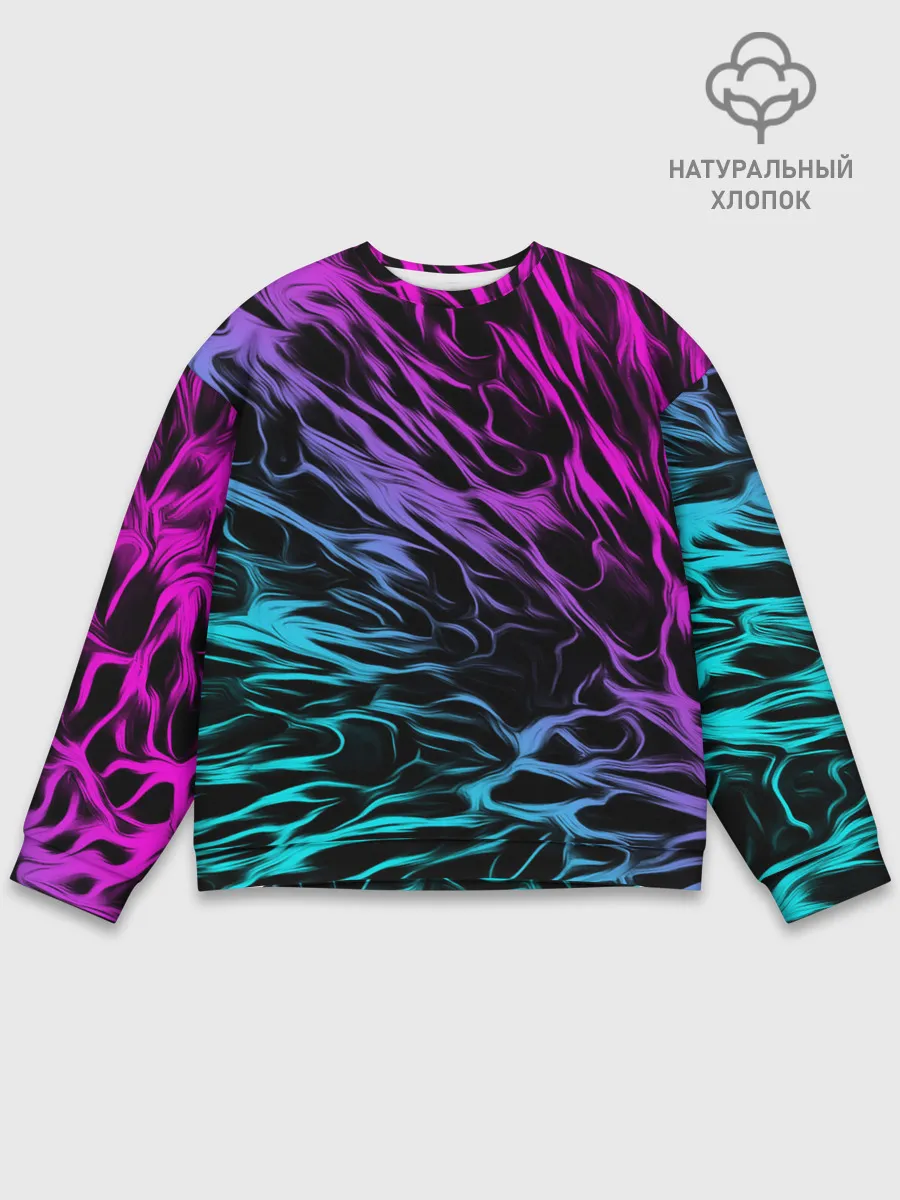 Мужской свитшот базовый / НЕОНОВЫЕ РАЗВОДЫ / НЕОН
