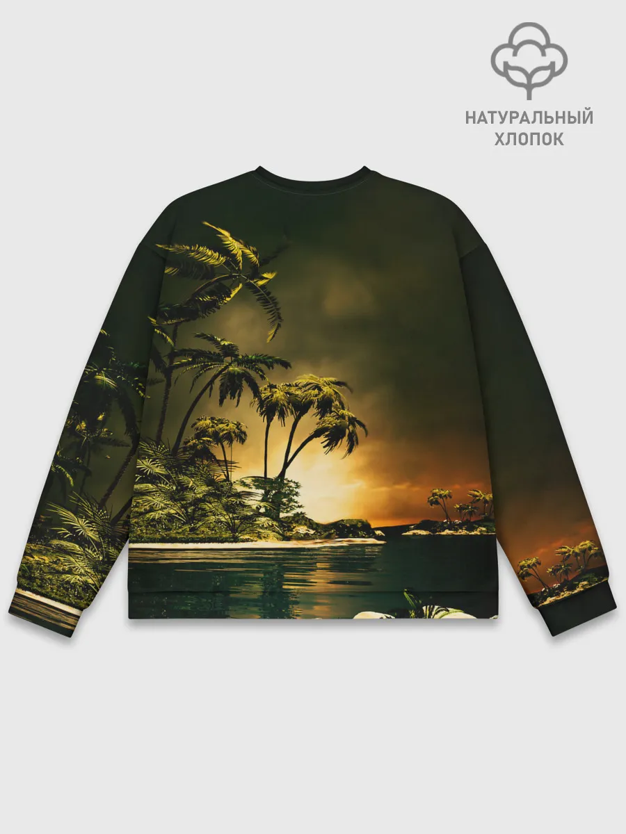 Мужской свитшот базовый / РАЙСКИЙ ОСТРОВ