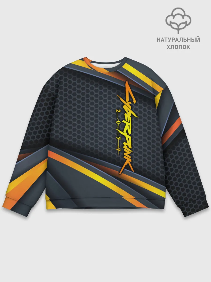Мужской свитшот базовый / Cyberpunk 2077