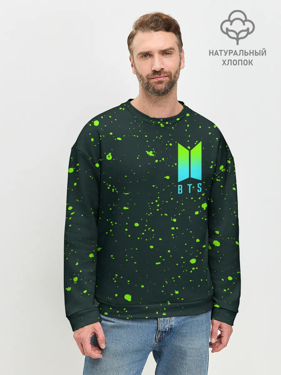 Мужской свитшот базовый / BTS / БТС