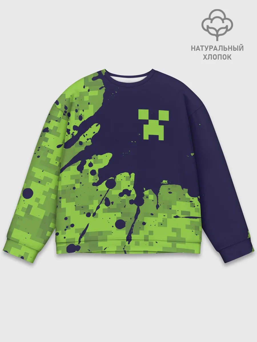 Мужской свитшот базовый / MINECRAFT / МАЙНКРАФТ