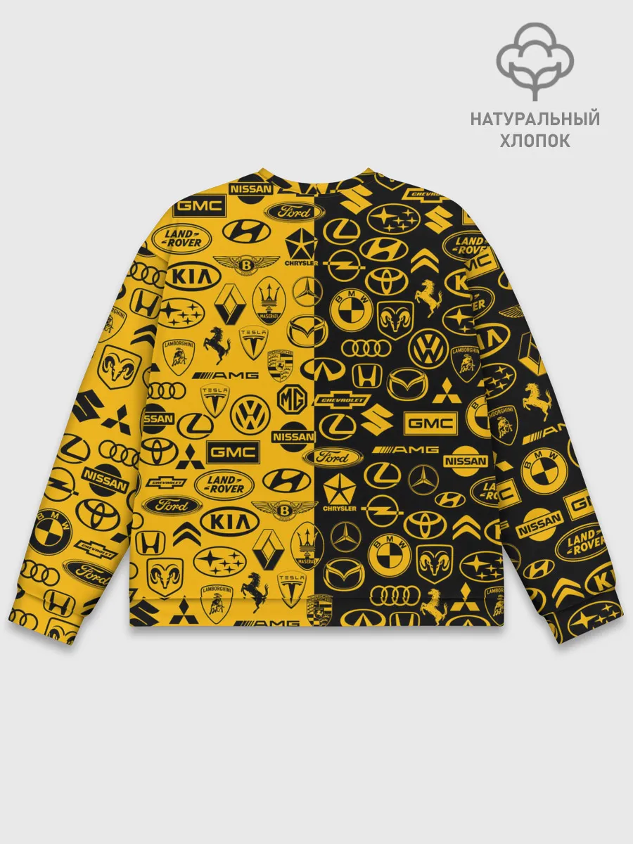 Мужской свитшот базовый / ЛОГОТИПЫ АВТО