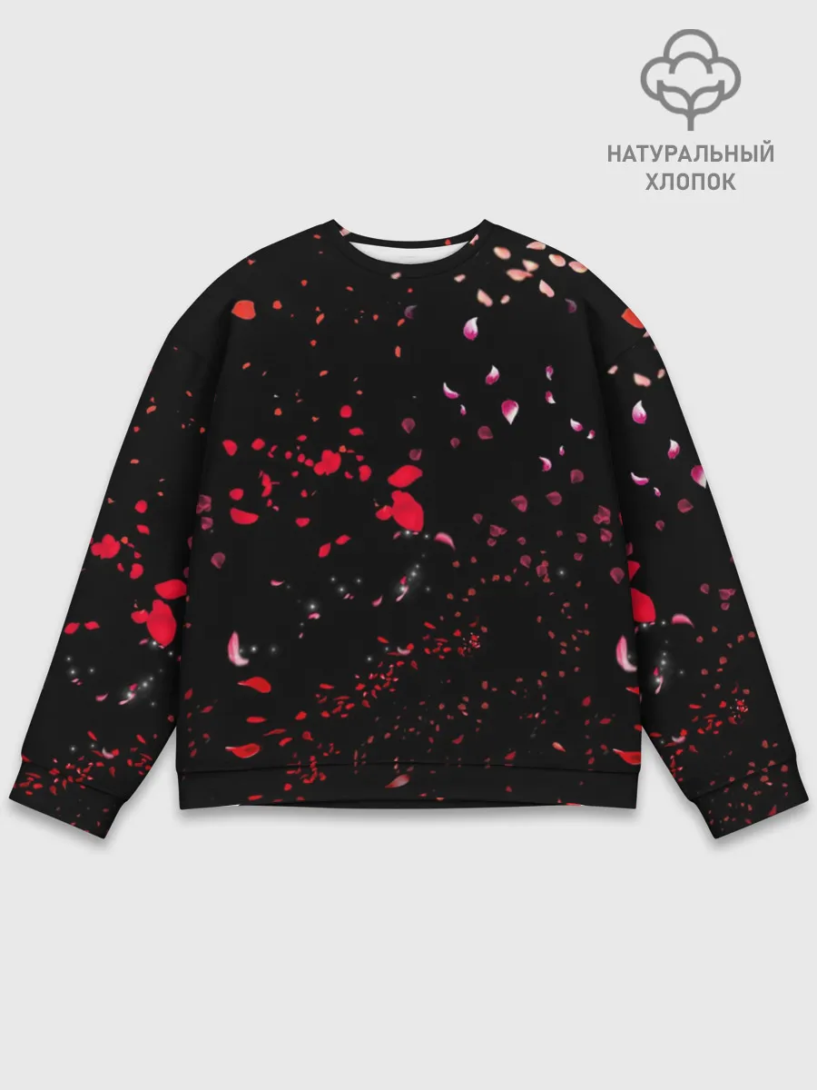 Мужской свитшот базовый / Лепестки | Casual