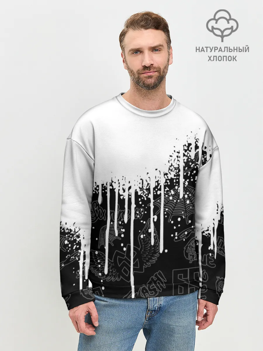 Мужской свитшот базовый / 6ix9ine.