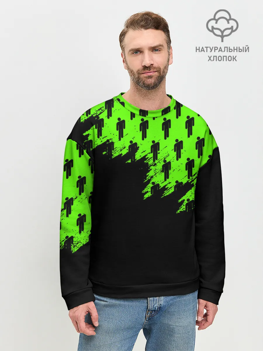 Мужской свитшот базовый / BILLIE EILISH / БИЛЛИ АЙЛИШ