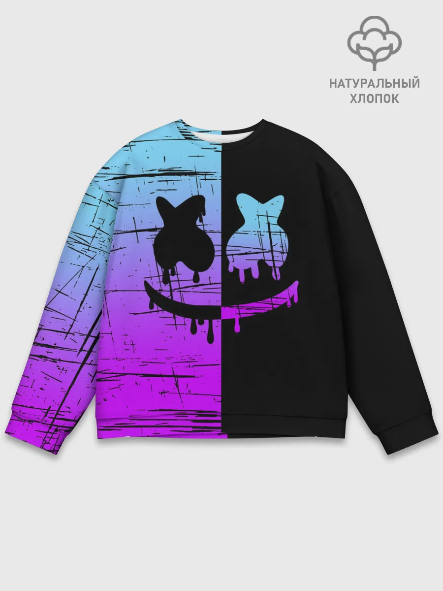 Мужской свитшот базовый / FORTNITE MARSHMELLO.