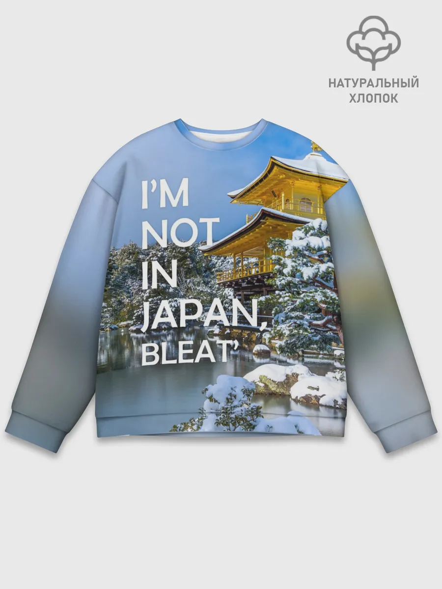 Мужской свитшот базовый / Я не в Японии 3
