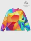Мужской свитшот базовый / Яркая мозаика