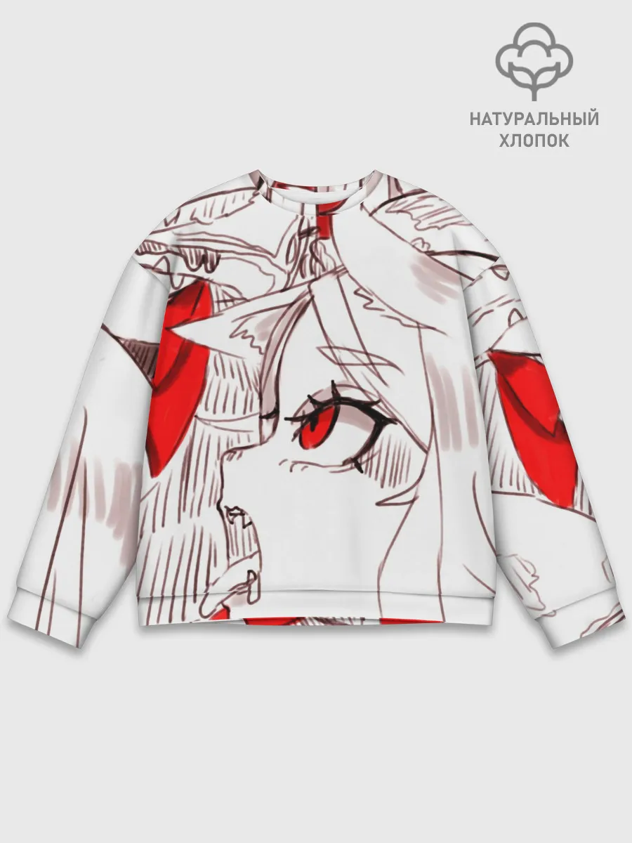 Мужской свитшот базовый / Люцифер. HELLTAKER