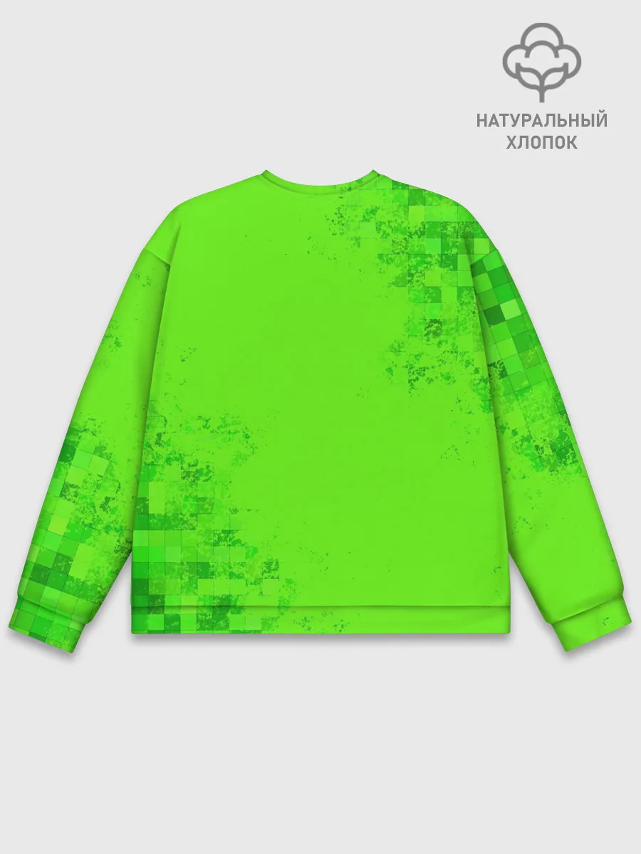 Мужской свитшот базовый / MINECRAFT CREEPER CAT
