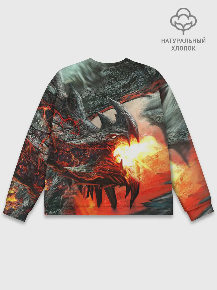 Мужской свитшот базовый / Дракон | Dragon