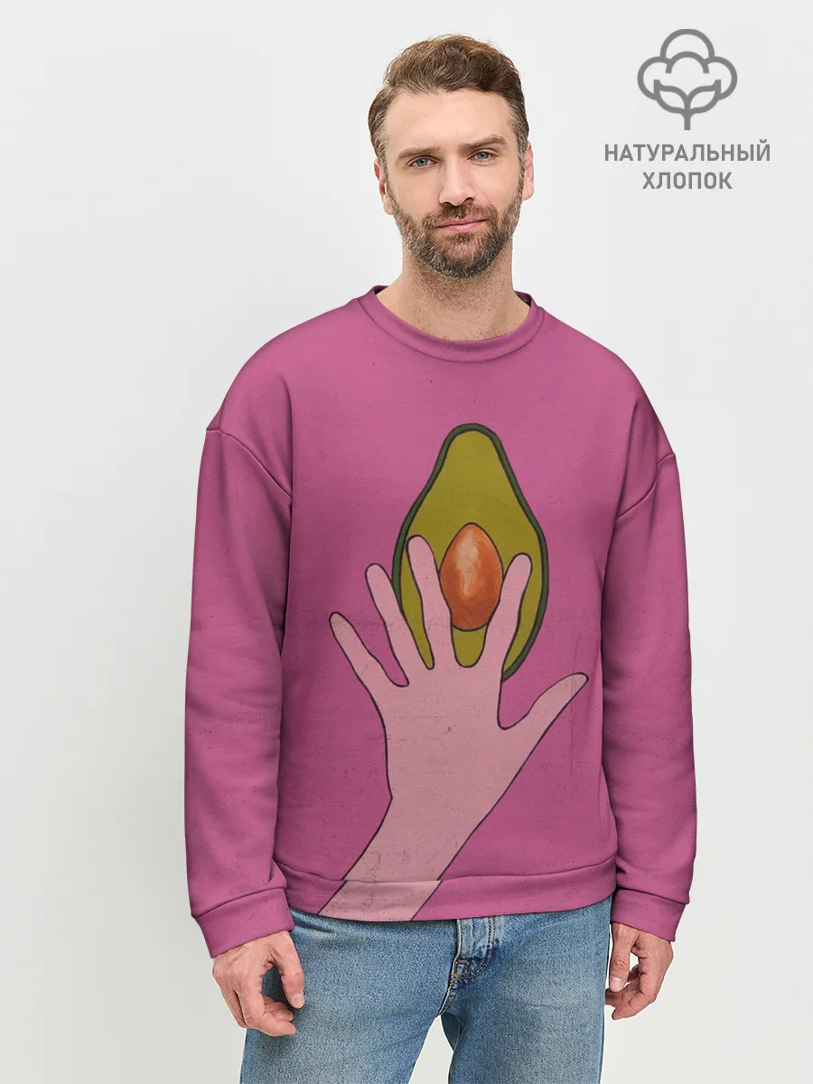 Мужской свитшот базовый / avocado