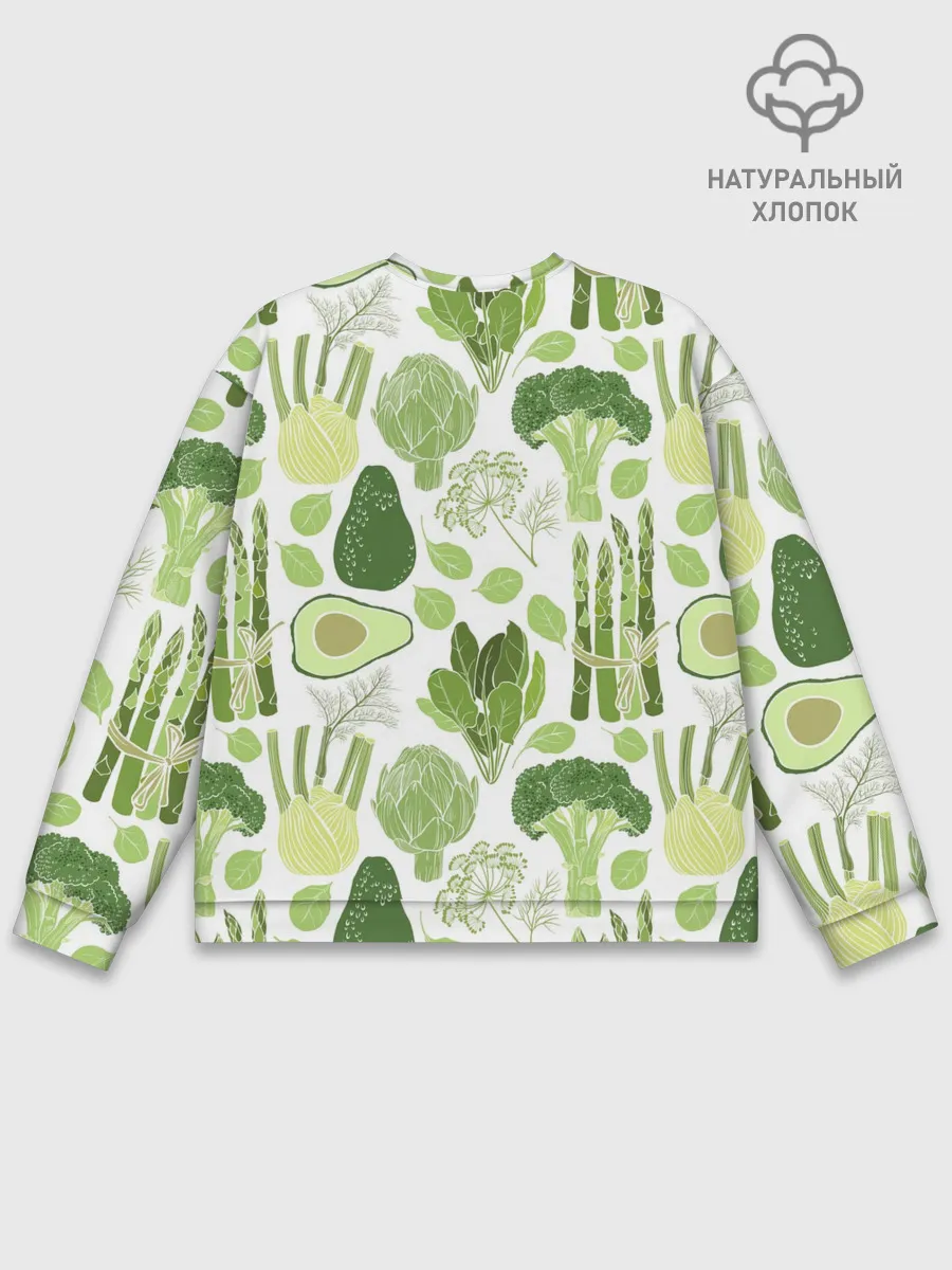 Мужской свитшот базовый / овощи