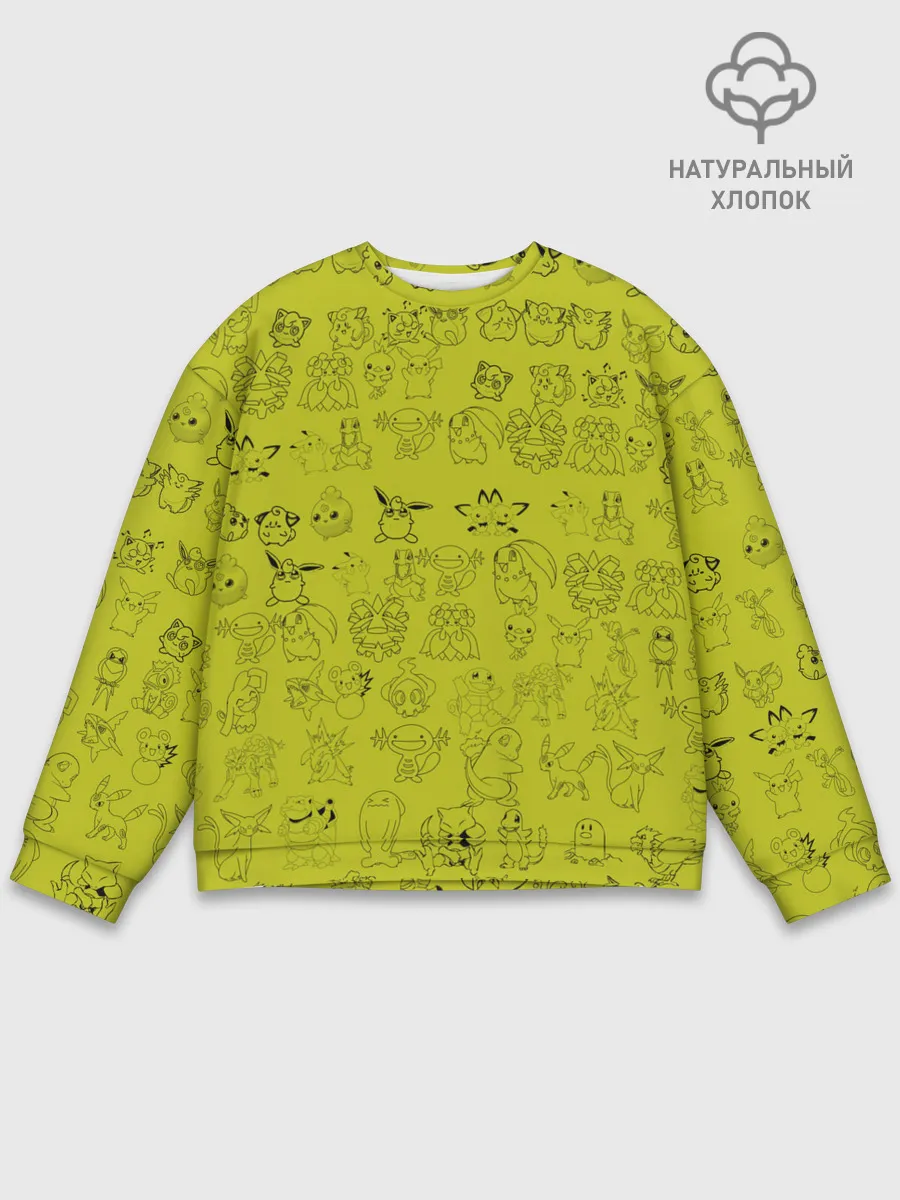 Мужской свитшот базовый / покемоны