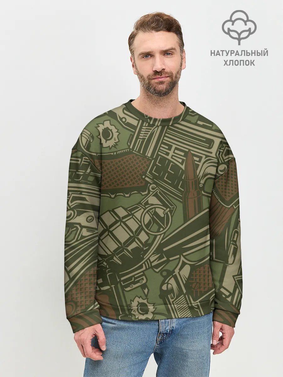 Мужской свитшот базовый / Военный инвентарь | Military equipment