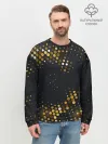 Мужской свитшот базовый / black gold