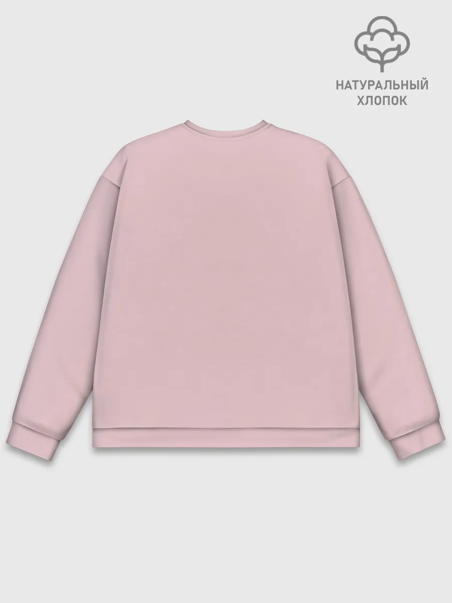 Мужской свитшот базовый / Malina текст Helltaker