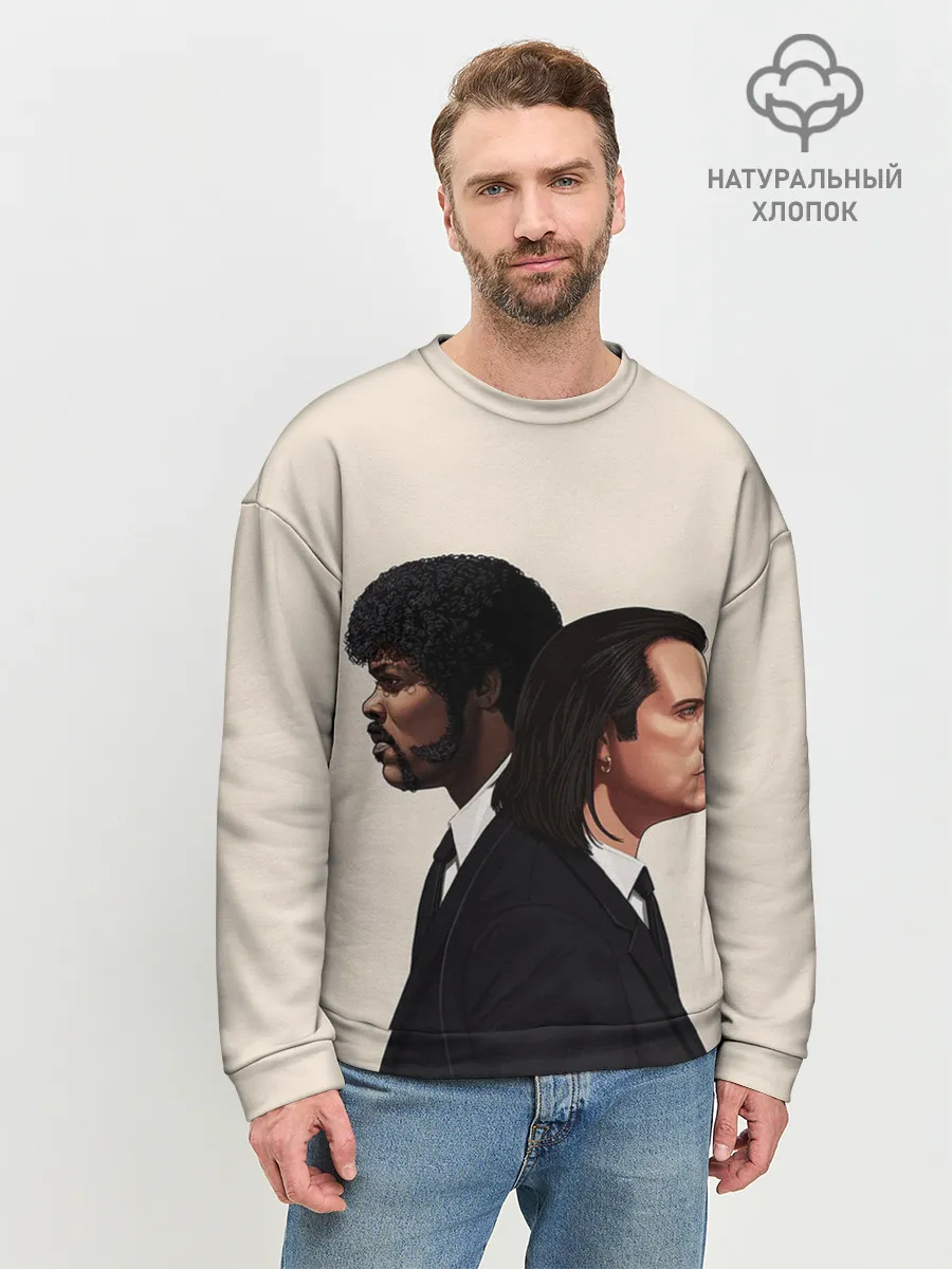 Мужской свитшот базовый / Криминальное чтиво