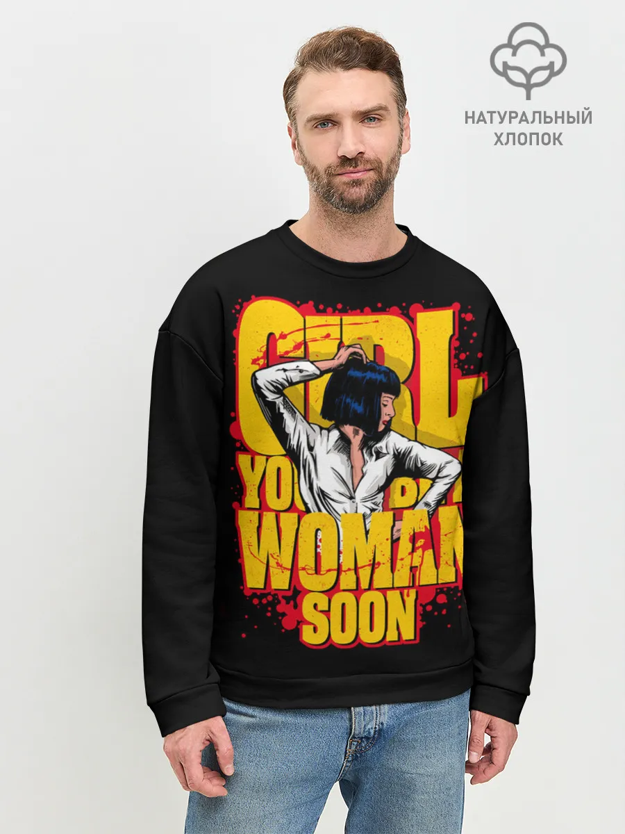 Мужской свитшот базовый / Криминальное чтиво