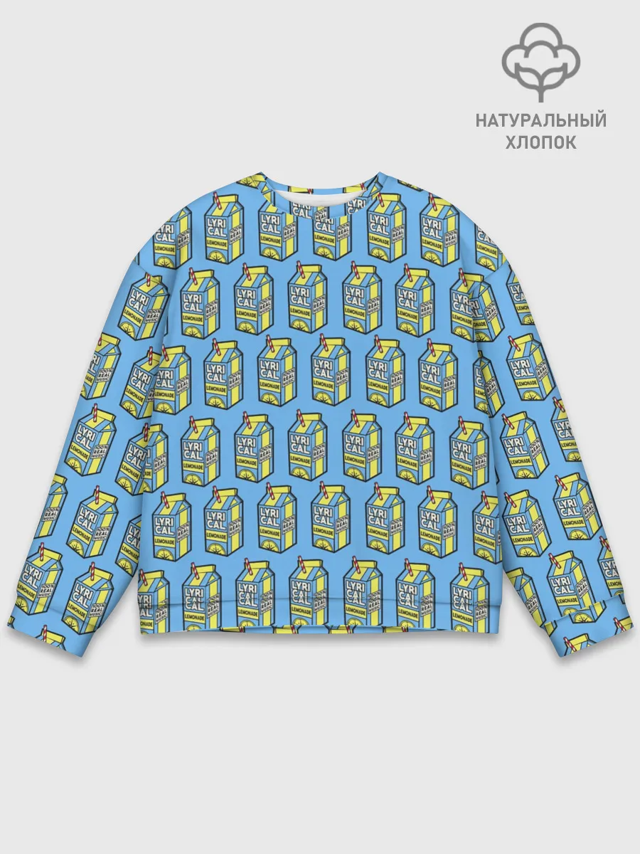Мужской свитшот базовый / Lyrical Lemonade Pattern