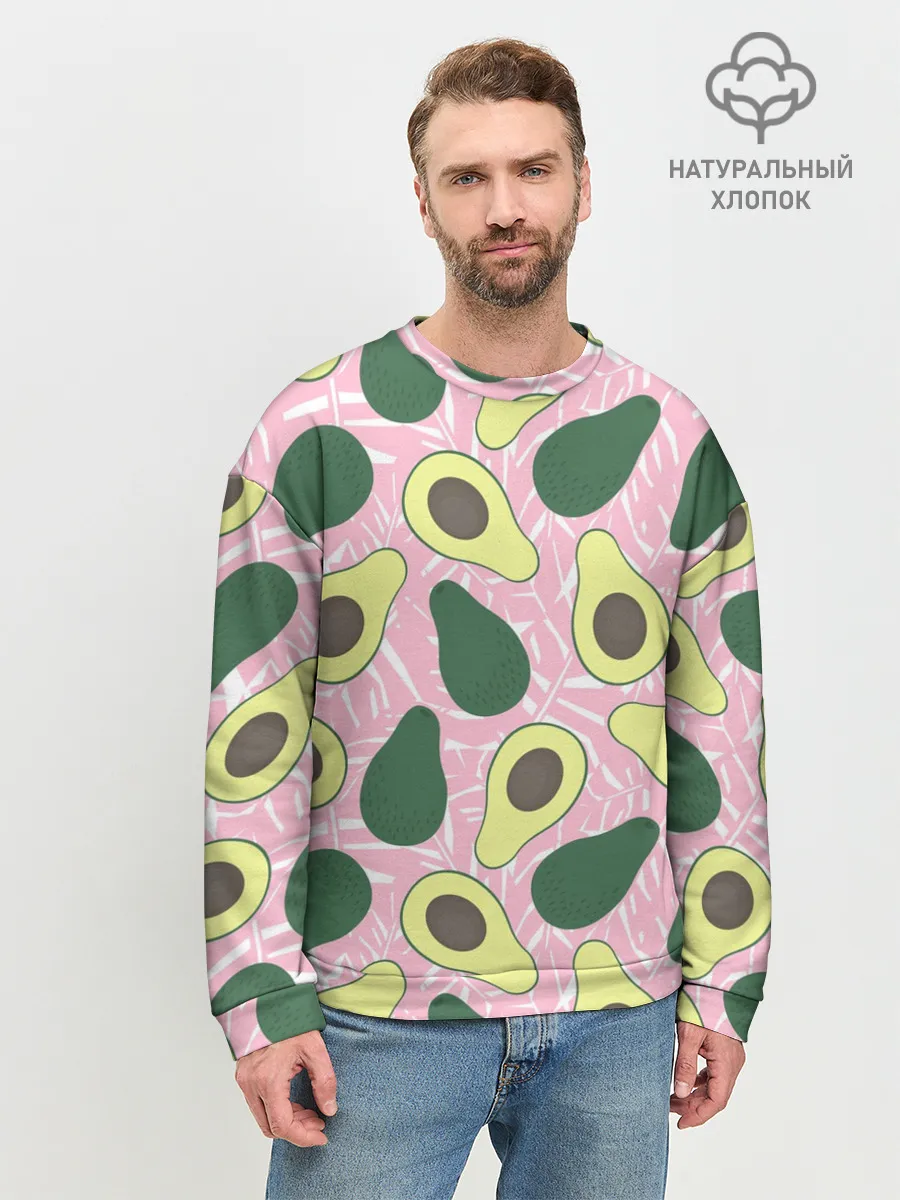 Мужской свитшот базовый / avocado