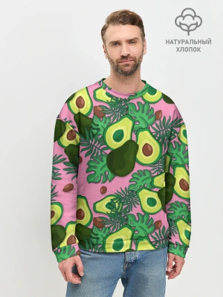 Мужской свитшот базовый / avocado