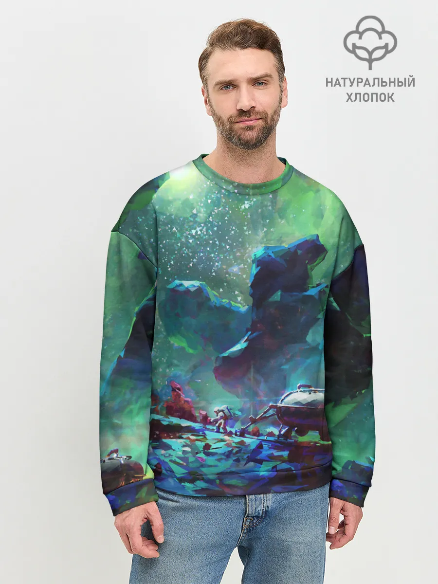 Мужской свитшот базовый / КОСМОС:КОСМОНАВТ