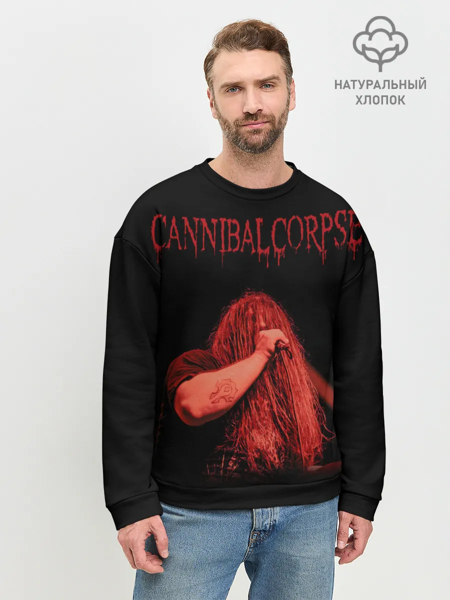 Мужской свитшот базовый / Cannibal Corpse #6