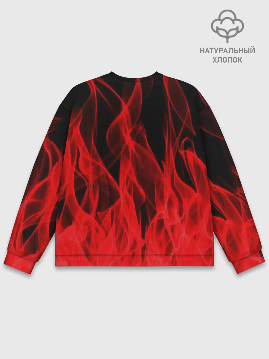 Мужской свитшот базовый / Главный герой Helltaker