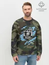 Мужской свитшот базовый / Рваный камуфляж ВДВ